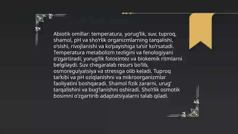 ORGANIZM VA TASHQI MUHIT 4