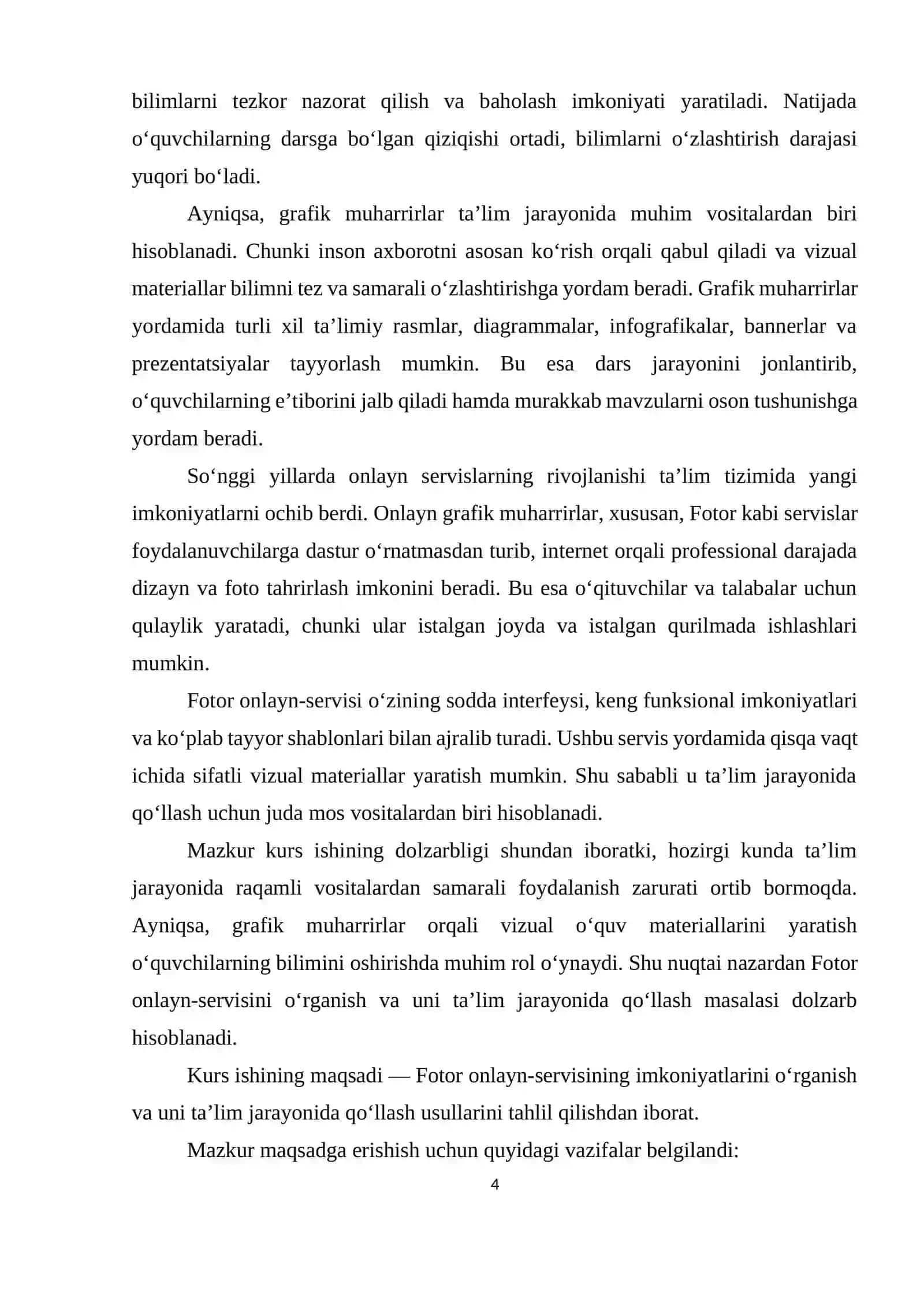 Fotor onlayn-servisi bilan ishlash 4