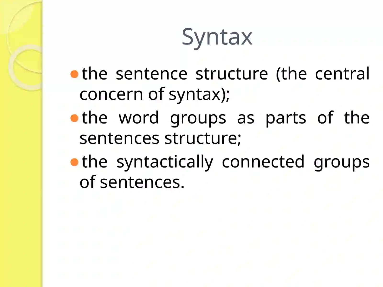 Syntax 4
