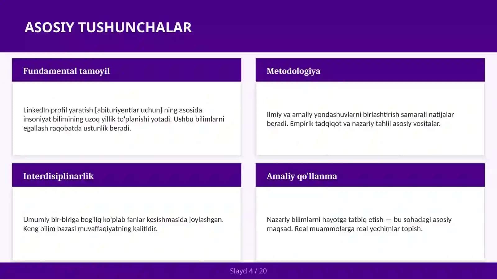 LinkedIn profil yaratish [abituriyentlar uchun] 4