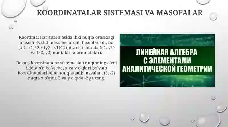 Analitik geometriya elementlari 4