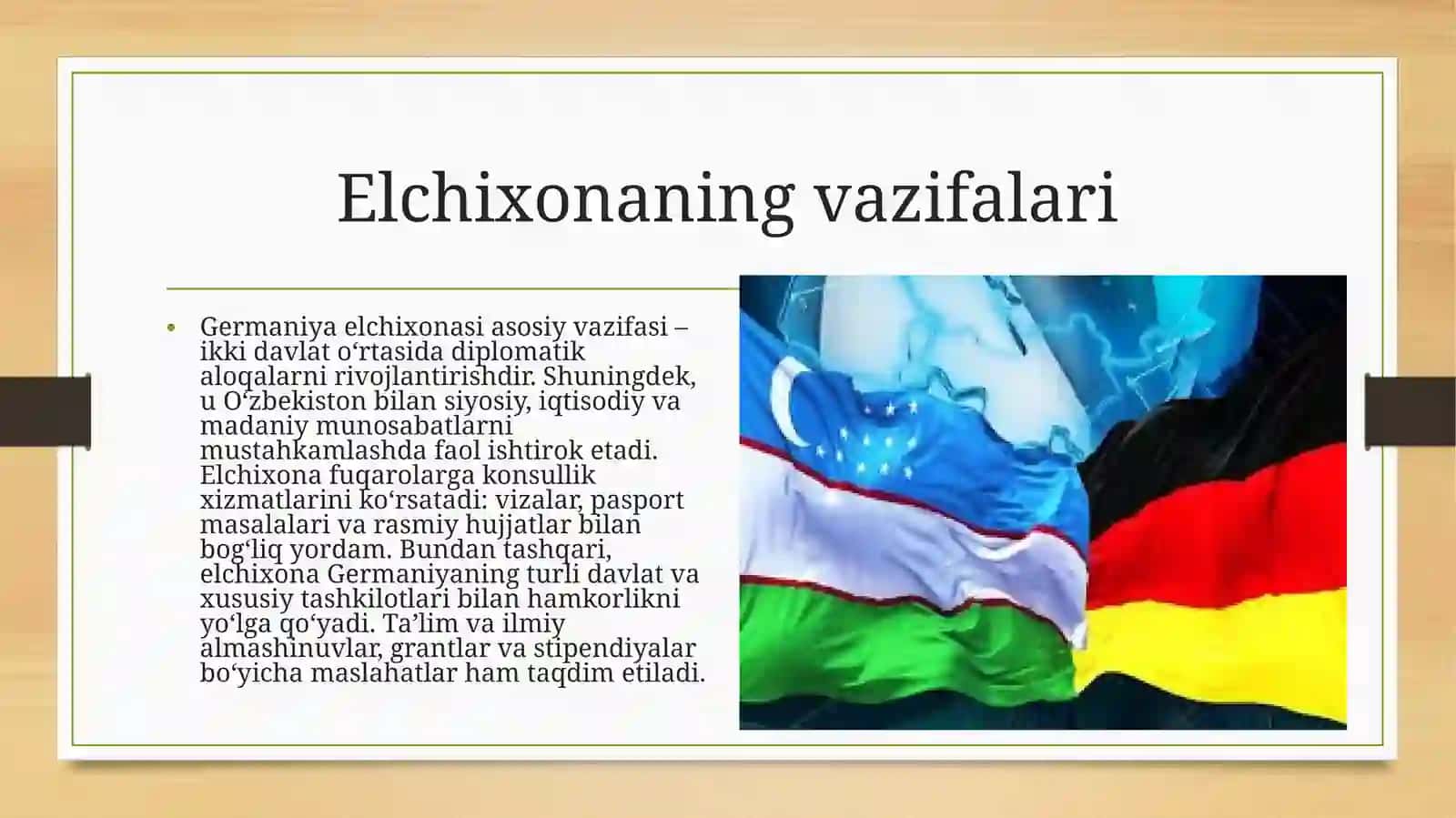 O’zbekiston va Germaniya Elchixonasi 4