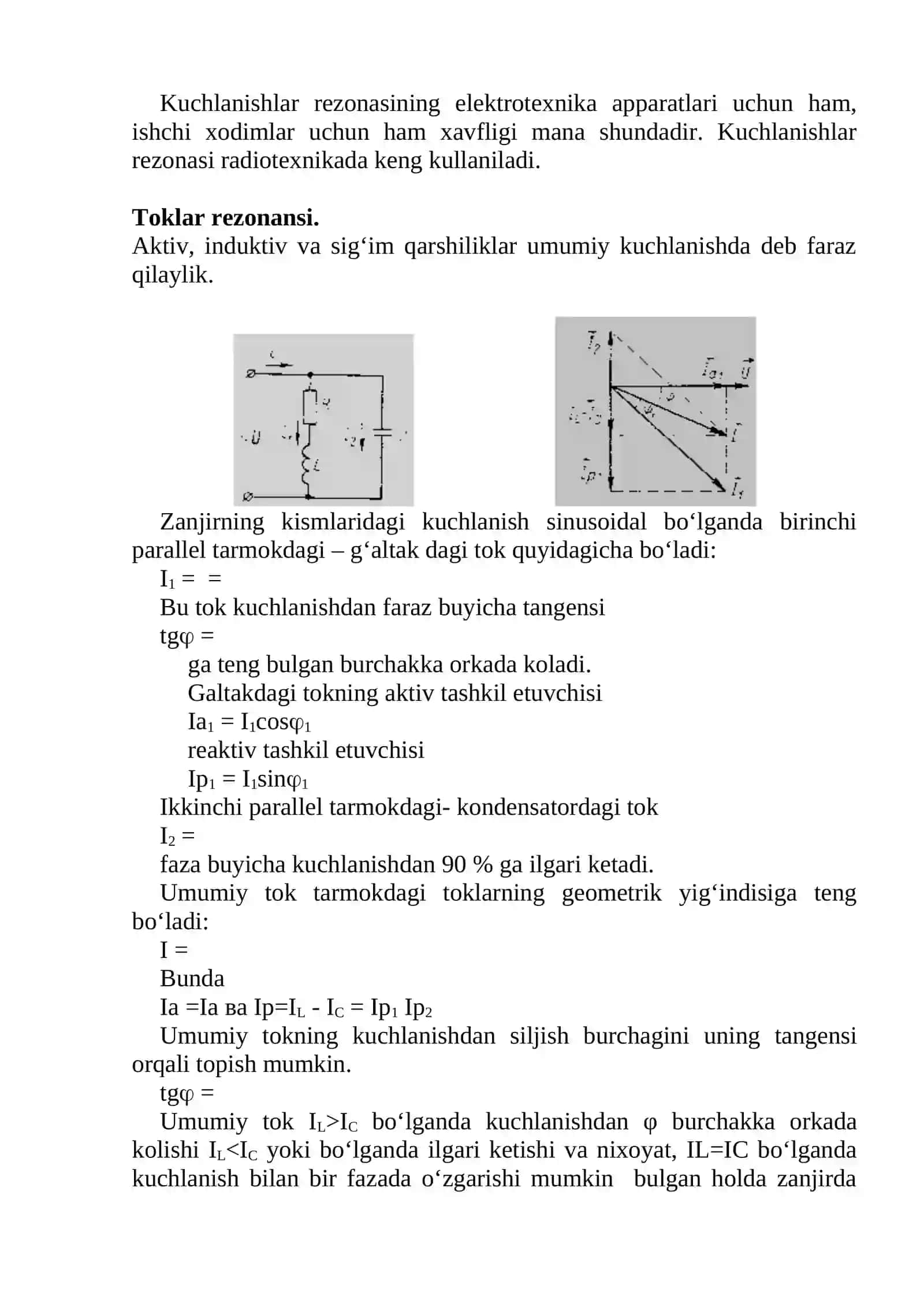 Kuchlanishlar rezonasi 4