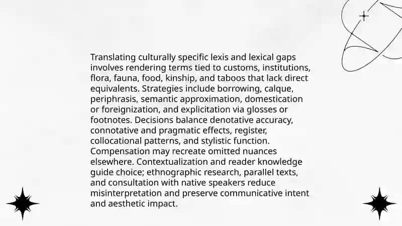 Lexical Stylistics in Translation 4