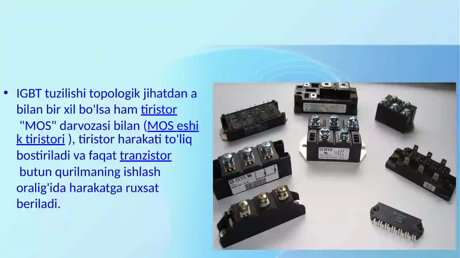 IGBT tranzistorlar 4