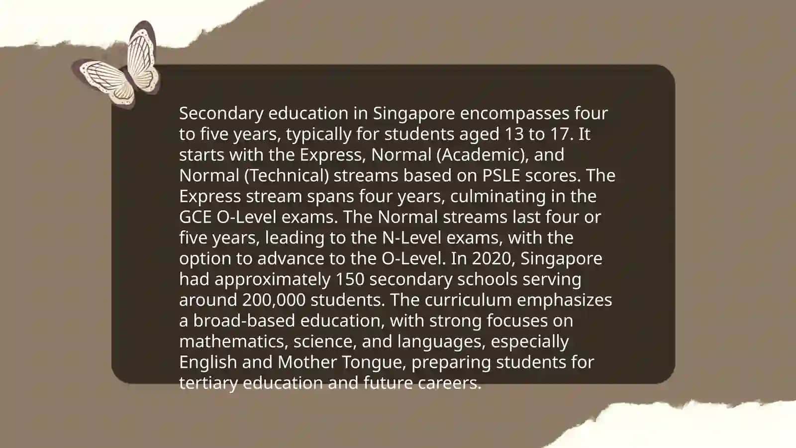 Education system of Singapore 4