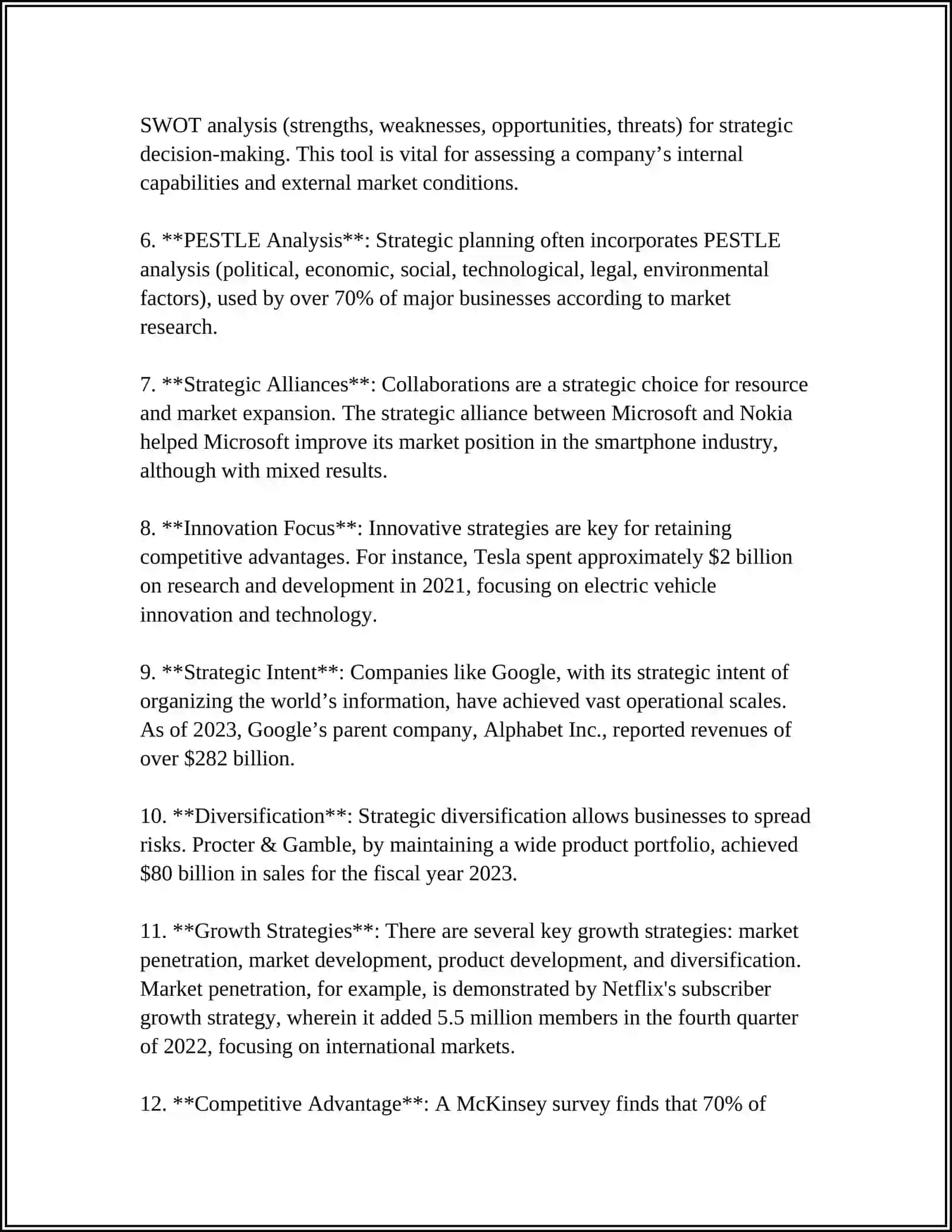 Business Strategy 4