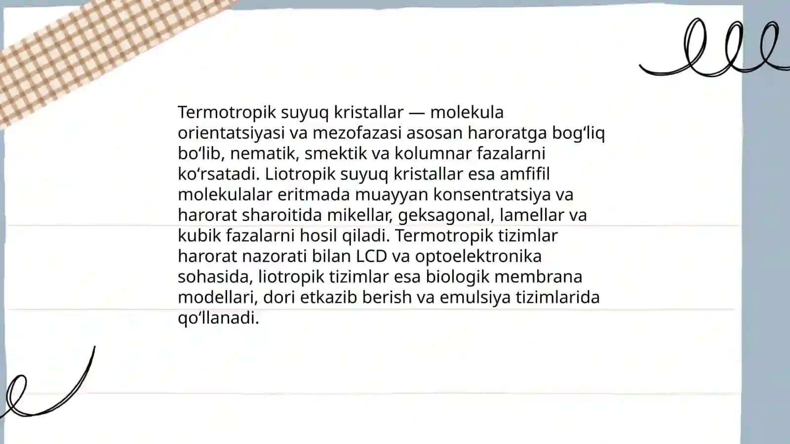 Suyuq kristallar va ularning xususiyatlari 4