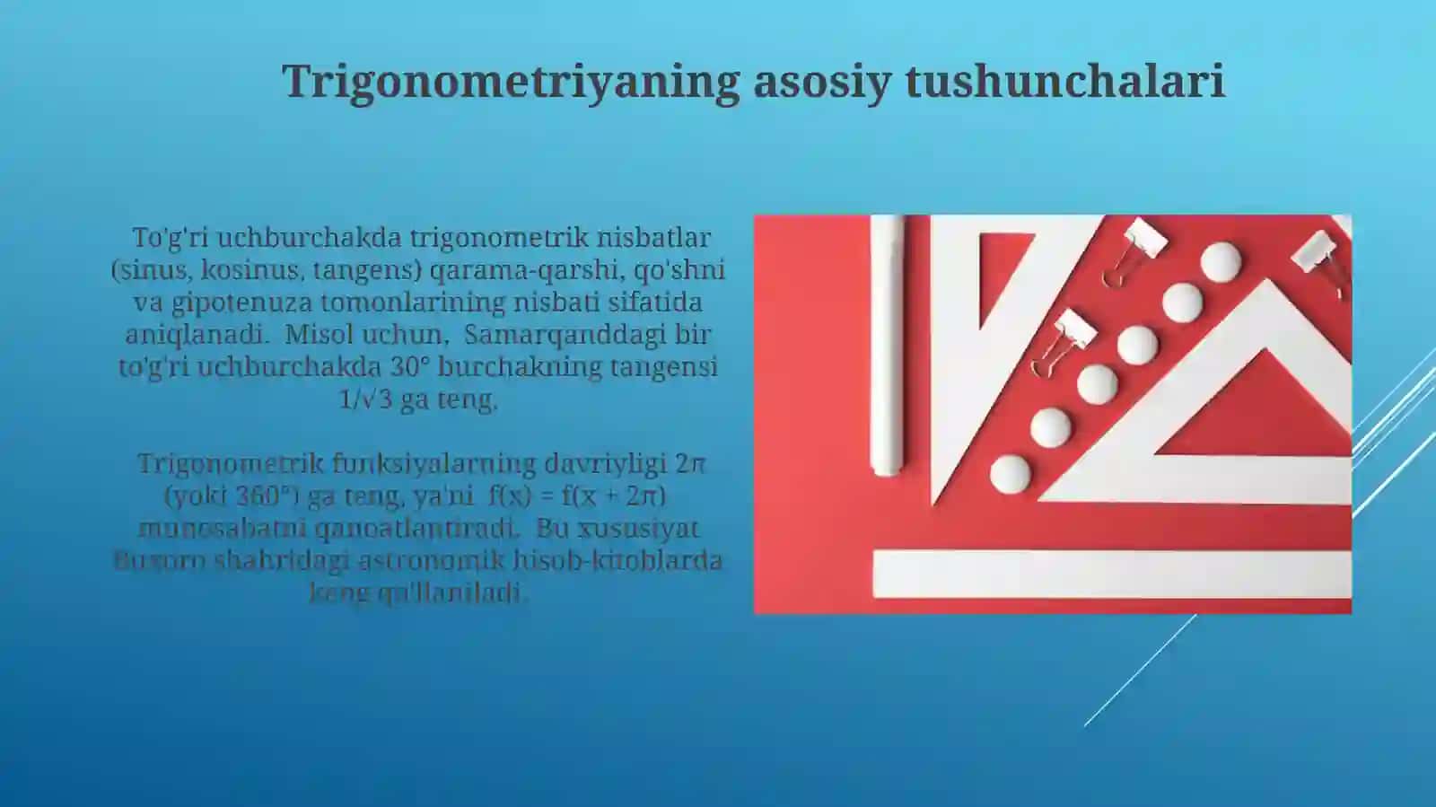 Trigonometriyada konus 4