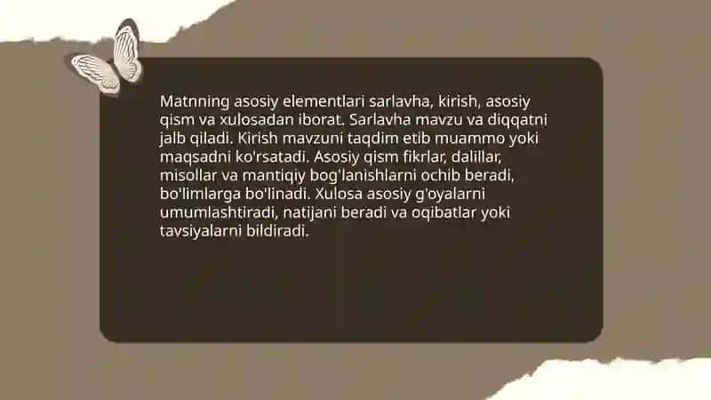 Matn va uning turlari 4
