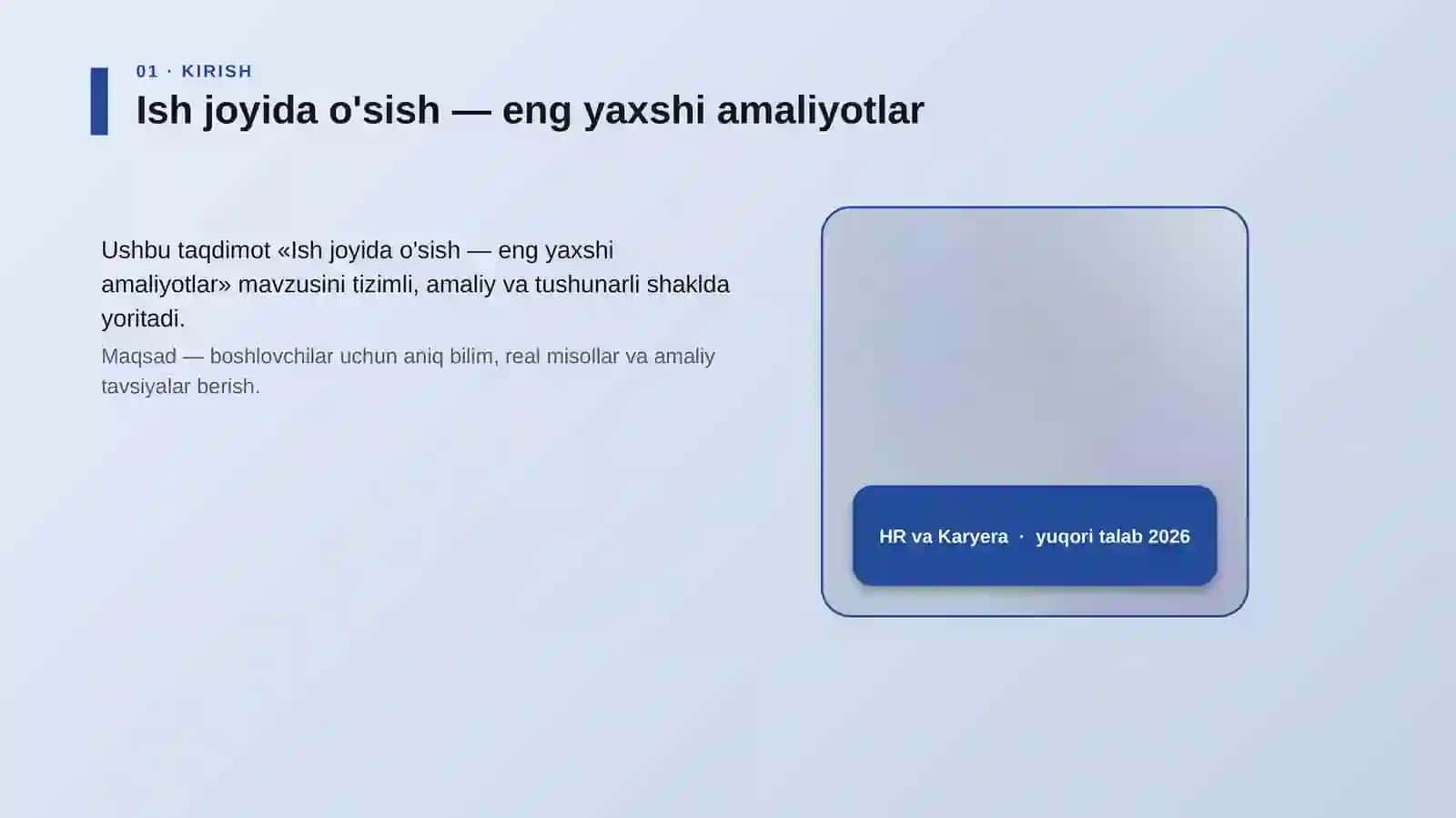 Ish joyida o'sish — eng yaxshi amaliyotlar 4