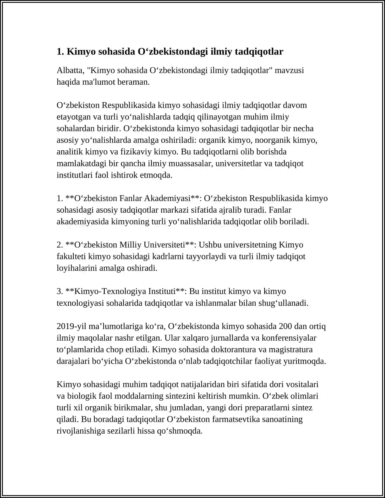 KIMYO FANINI RIVOJLANTIRISHDA ÒZ HISSASINI QÒSHGAN ÒZBEKISTON 4