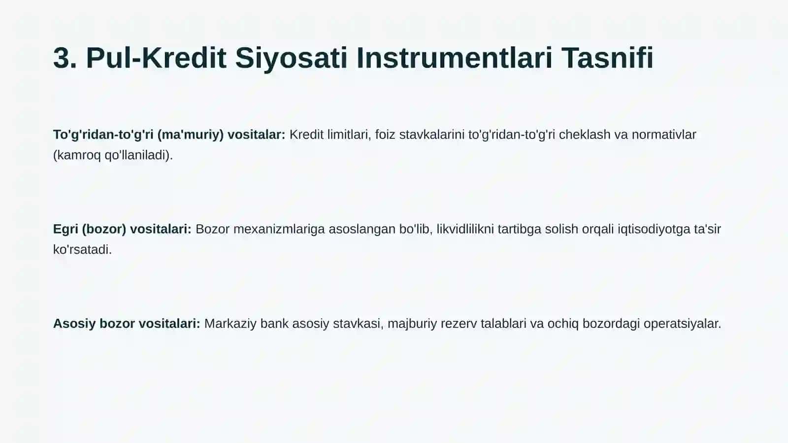 Pul-Kredit Siyosati Instrumentlari 4
