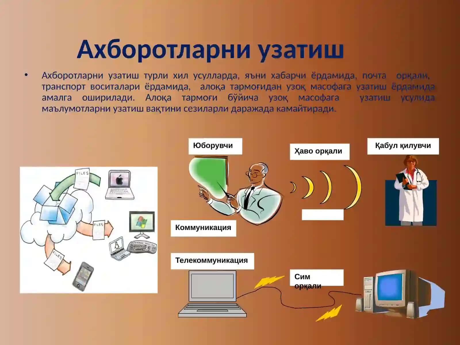 АХБОРОТ ВА УНИНГ АҲАМИЯТИ 4