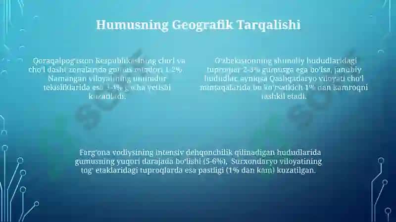 Tuproqlarining Humus Holati 4