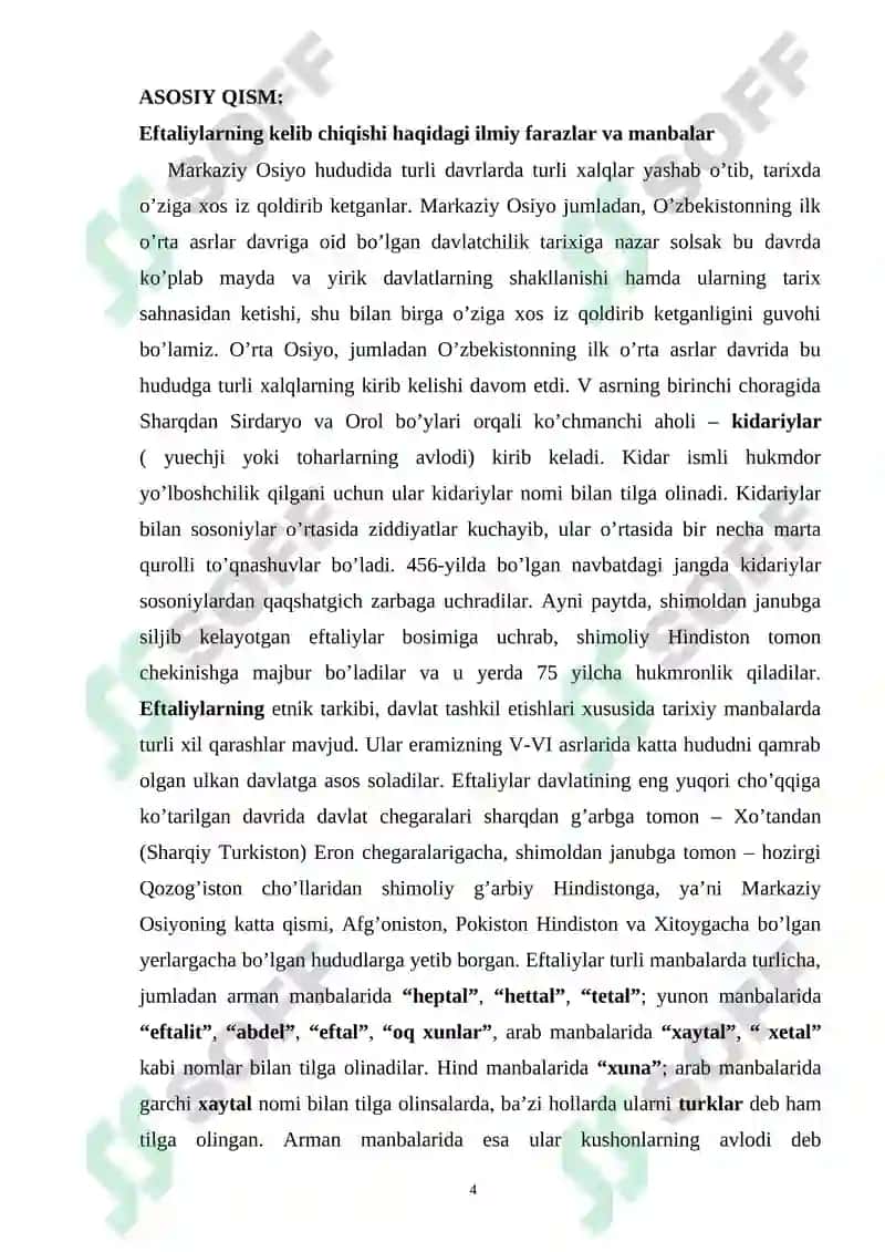 EFTALIYLAR DAVLATI 4