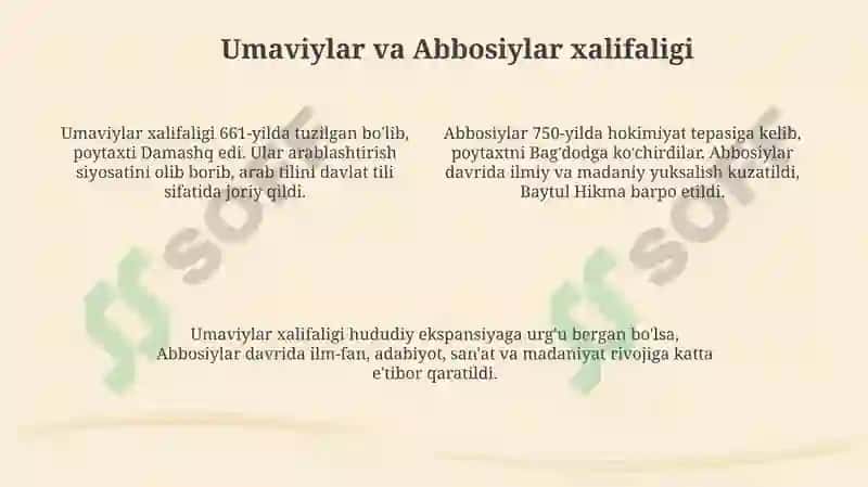 Arab xalifaligi 4