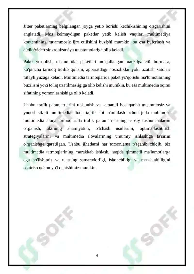 MULTIMEDIALI ALOQA TARMOQLARI 4