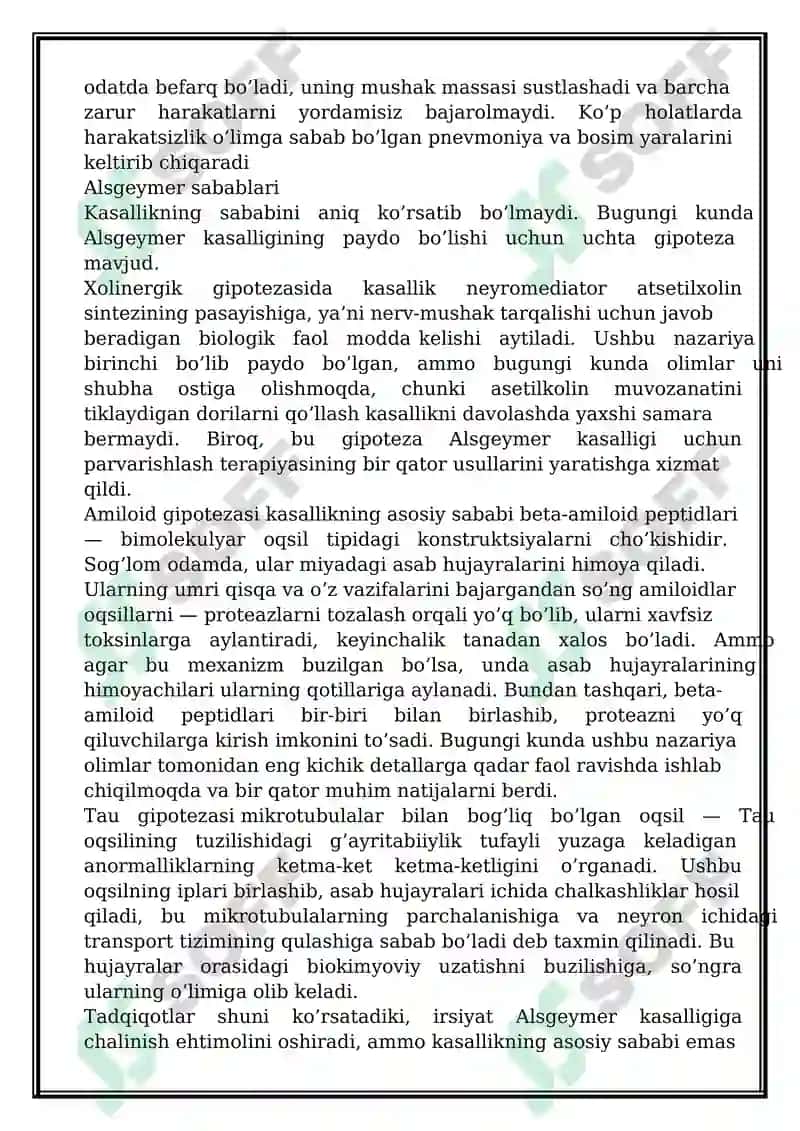 Alsgeymer kasalligi 4