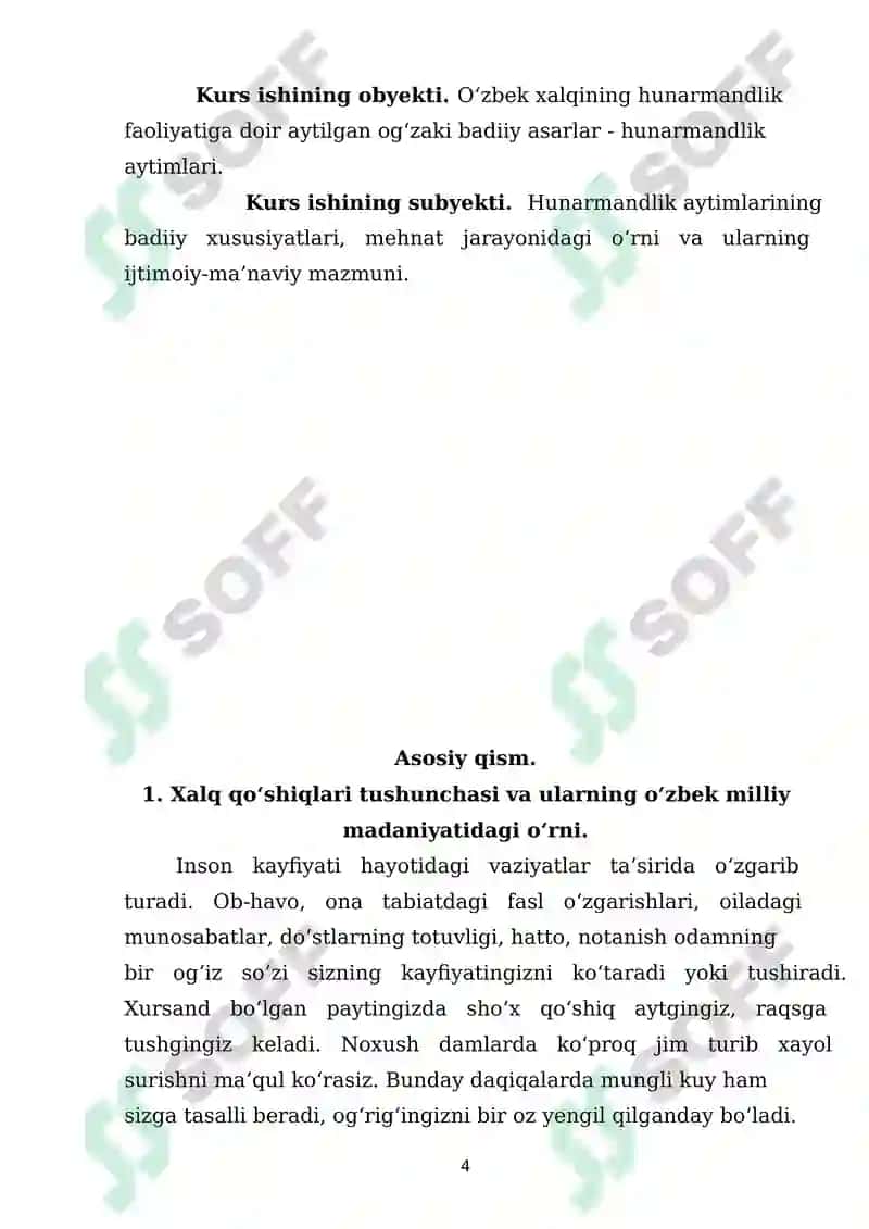 Hunarmandlik aytimlari 4