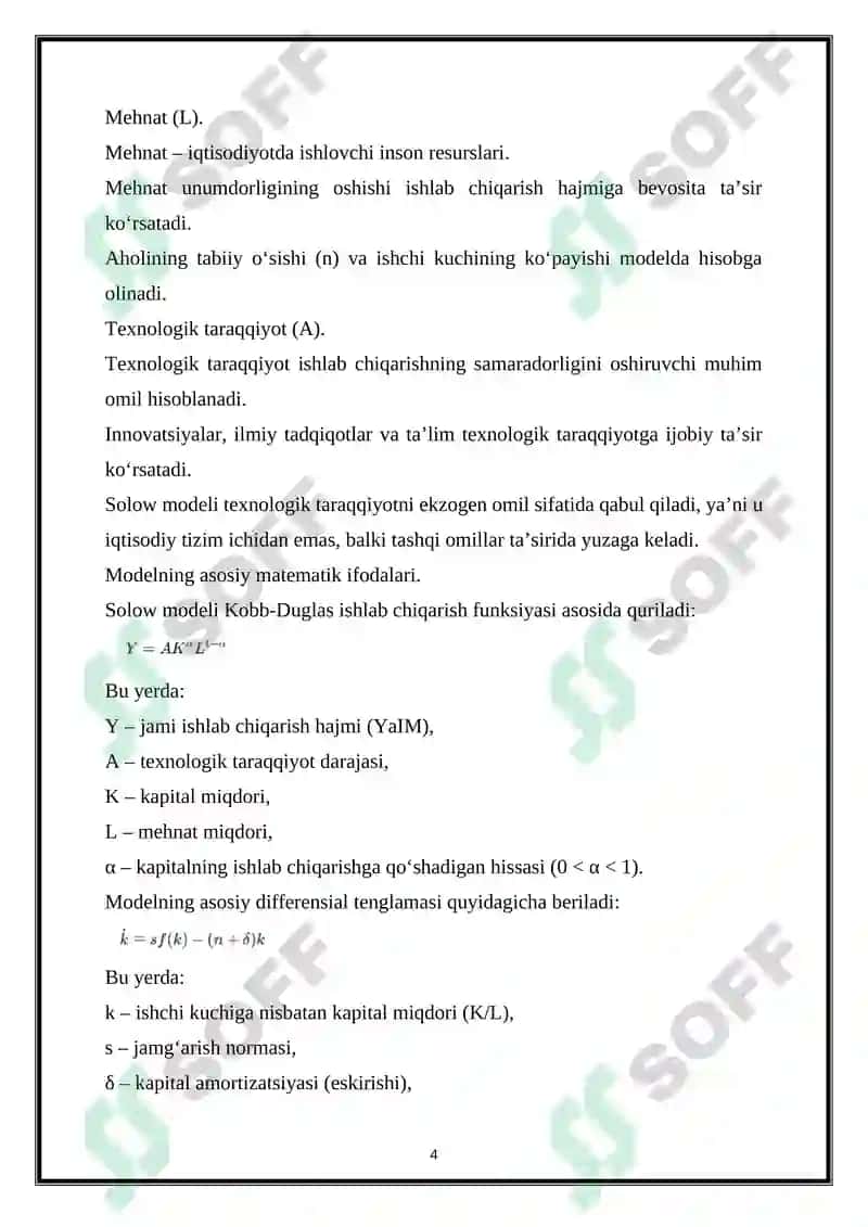 Solov modeli 4