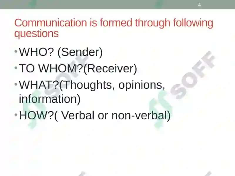 Introduction to Human Communication 4