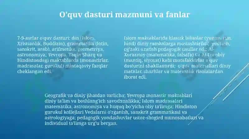 7-9-asrlar ta'limi 4