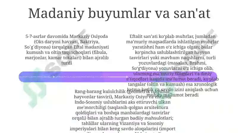 Eftalitlar davri madaniyati xususida 4