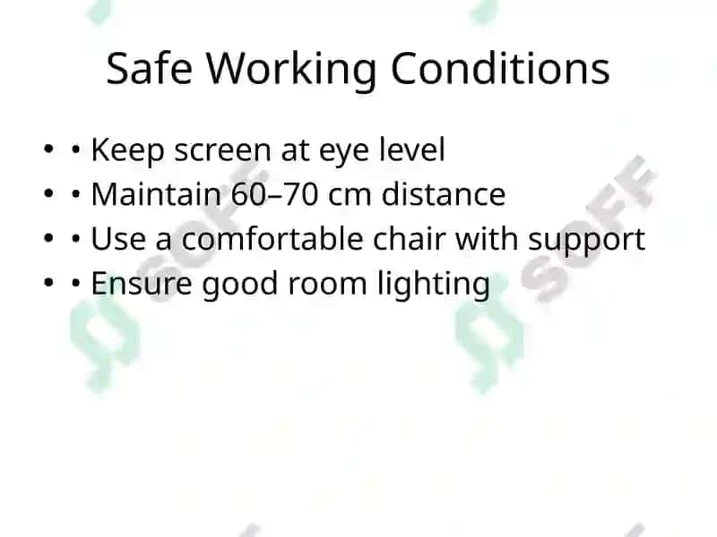 Health & Safety While Using a Computer 4