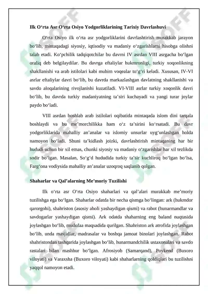 Oʻrta Osiyo ilk oʻrta asr yodgorliklari 4