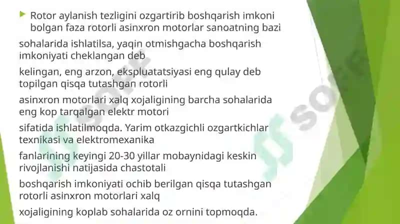 Asinxron generatorlar 4