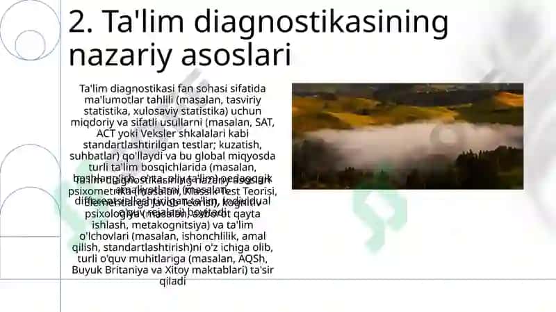 Ta'lim Diagnostikasi 4