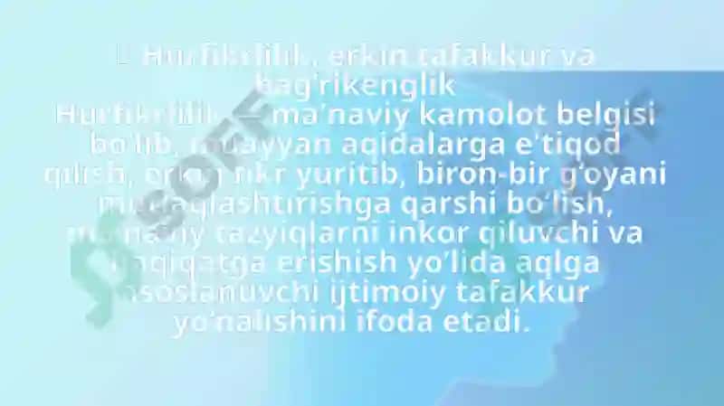Din va hurfikrlilik 4