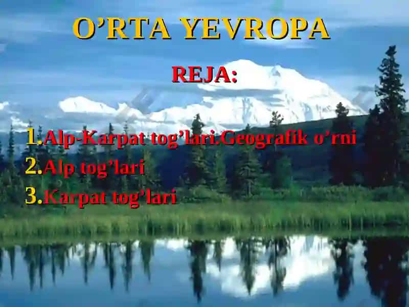 O'rta Yevropa 4