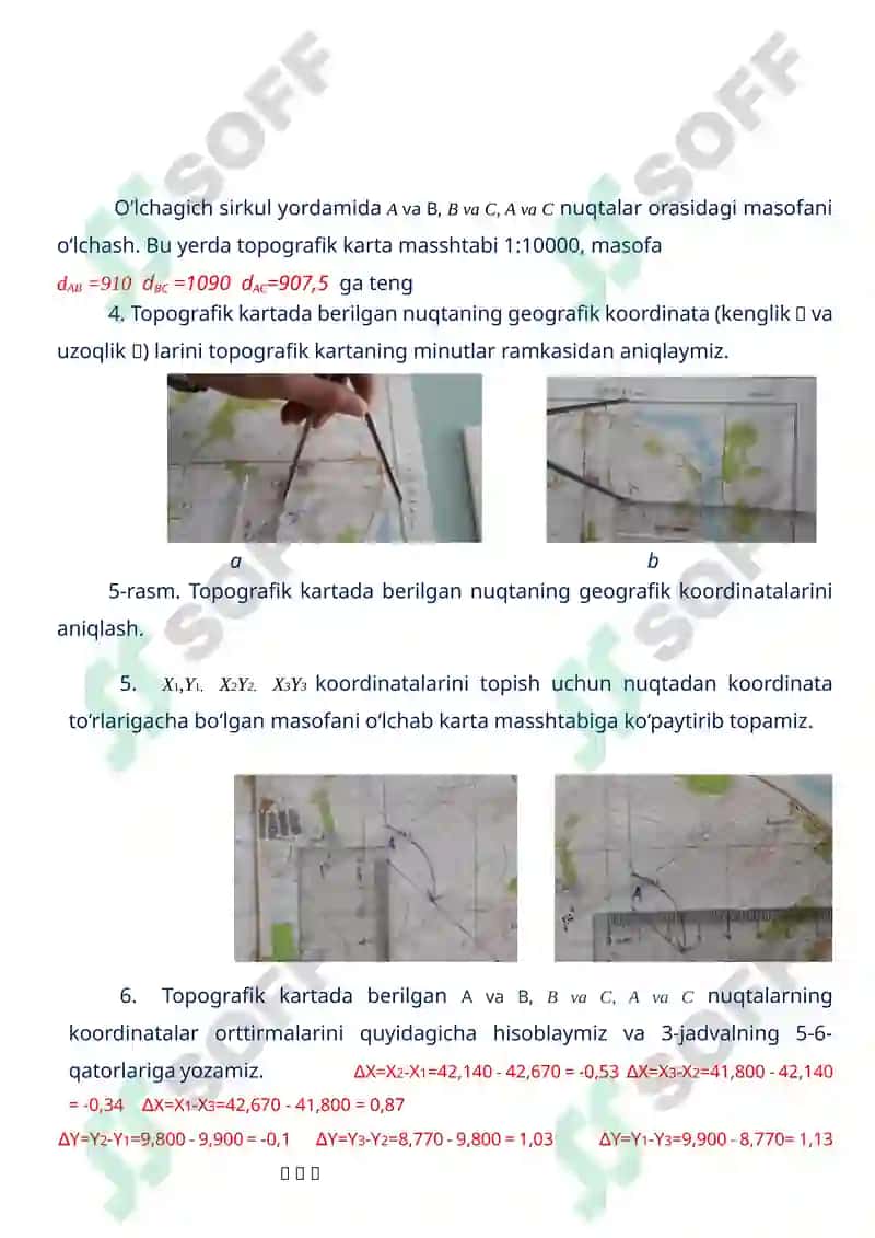 TOPOGRAFIK KARTA BILAN ISHLASH 4