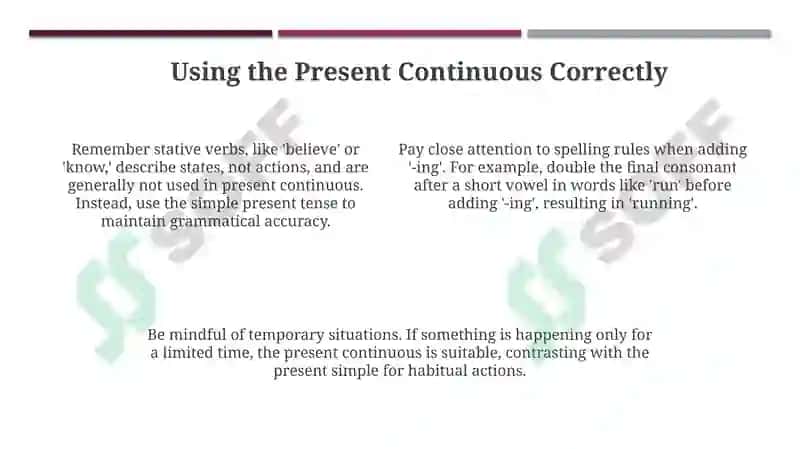 Present Continuous 4