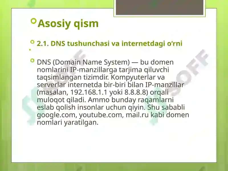 DNS va uning vazifasi 4