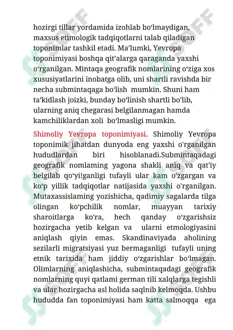Yevropa toponimiyasi 4