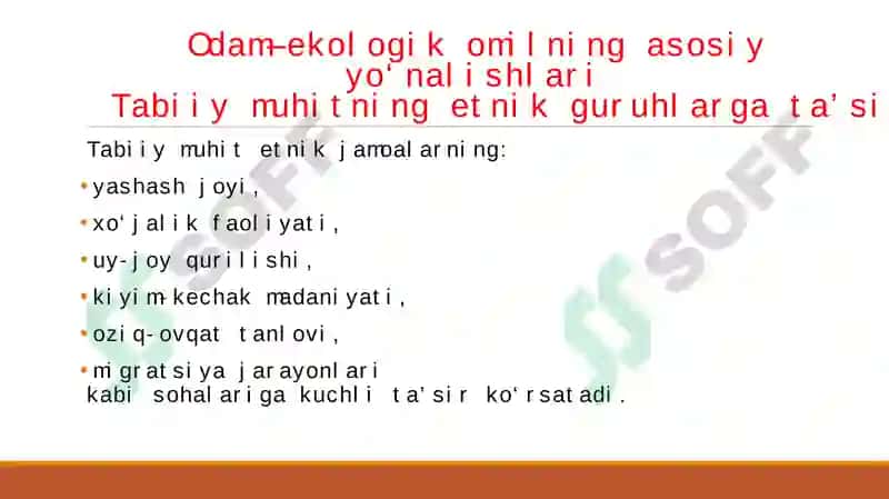ODAM-EKOLOGIK OMIL 4