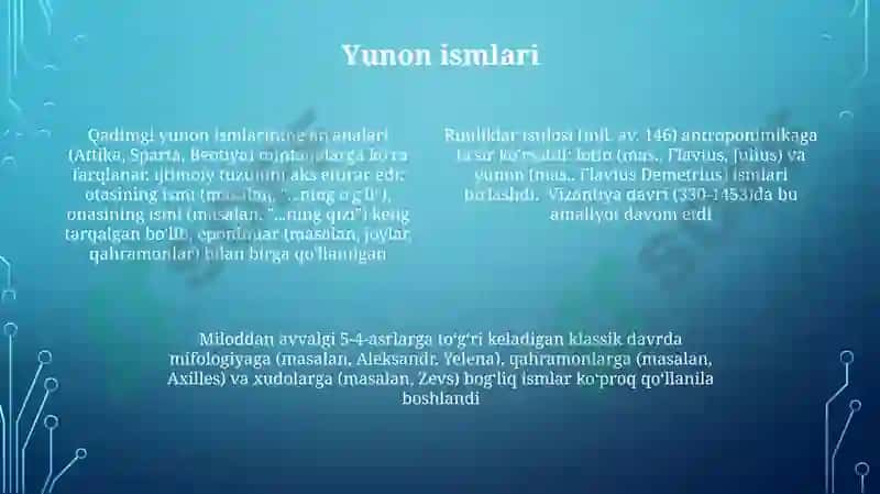 Tarixiy onomastika 4