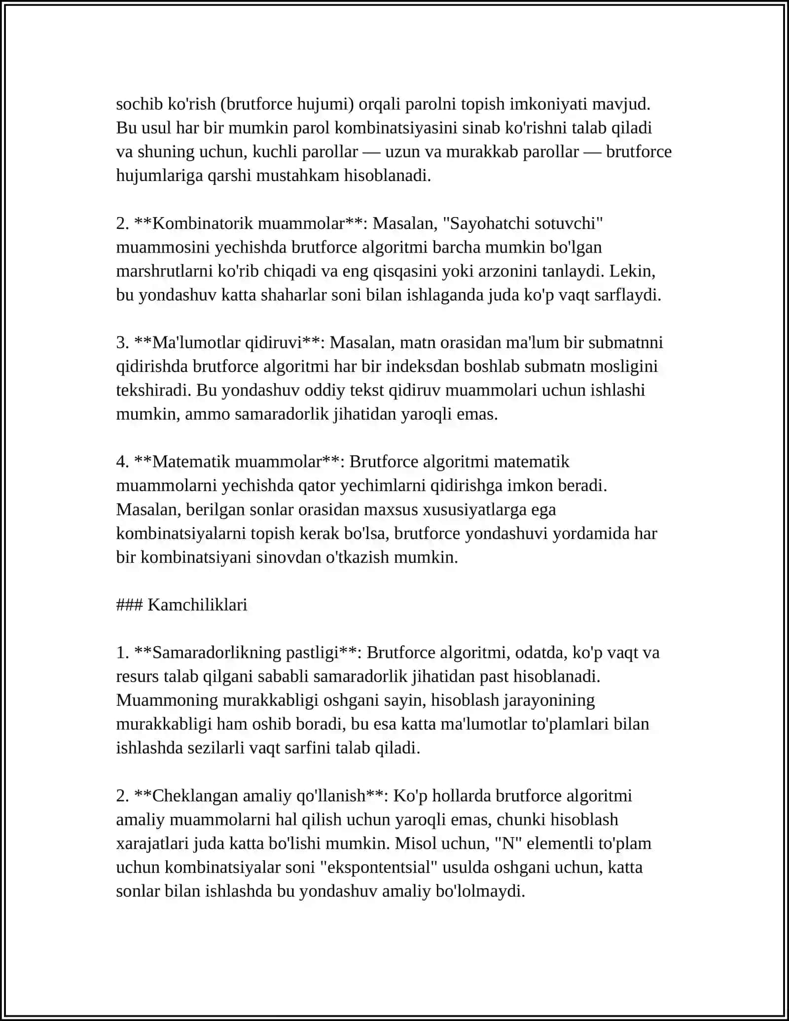 BRUTE FORCE ALGORITMI 4