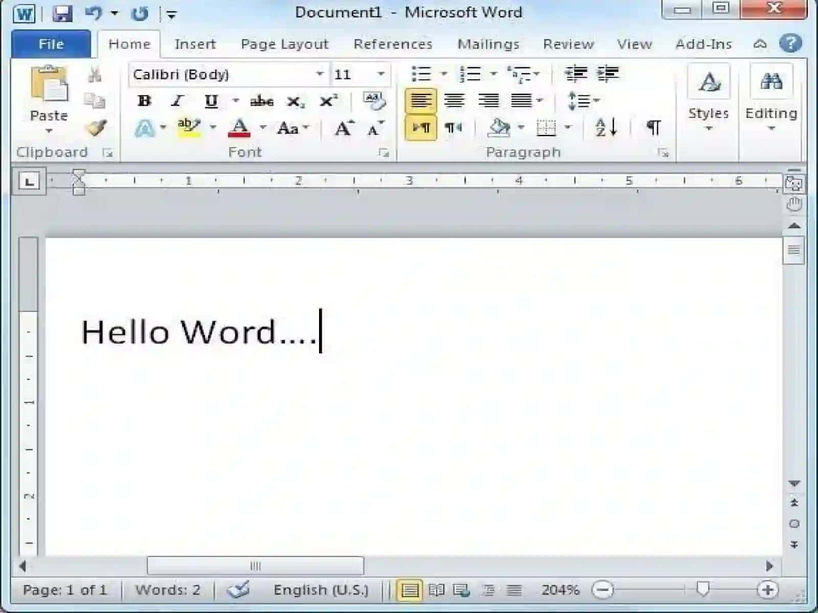 Microsoft Word 4