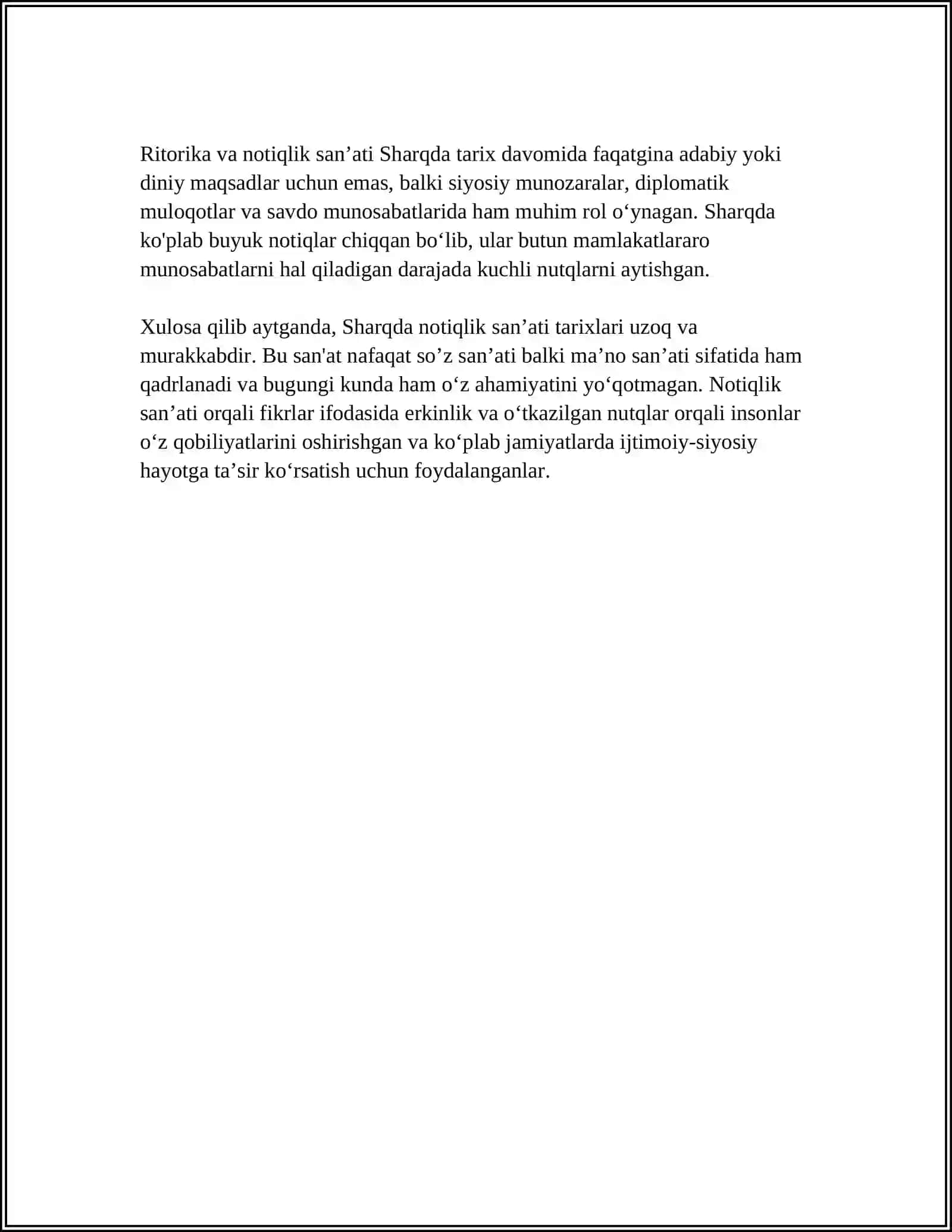 SHARQDA NOTUQLIK SAN’ATI 4
