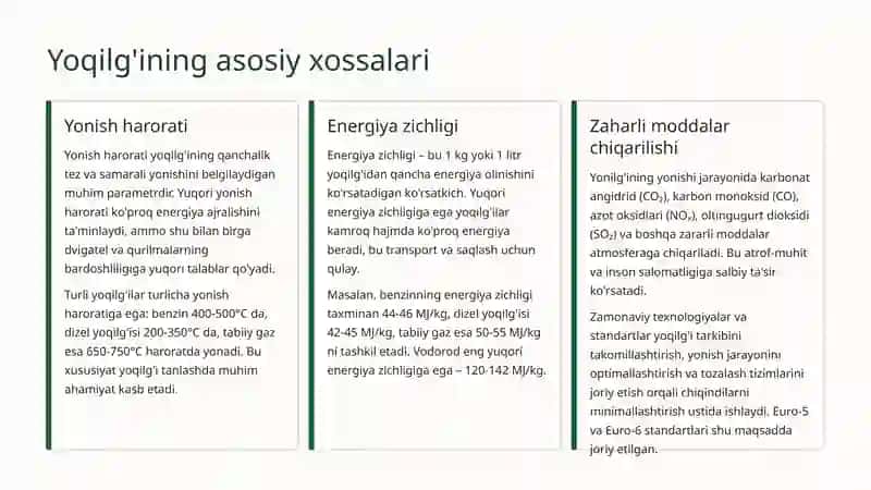 Yoqilg'i va uning xossalari 4