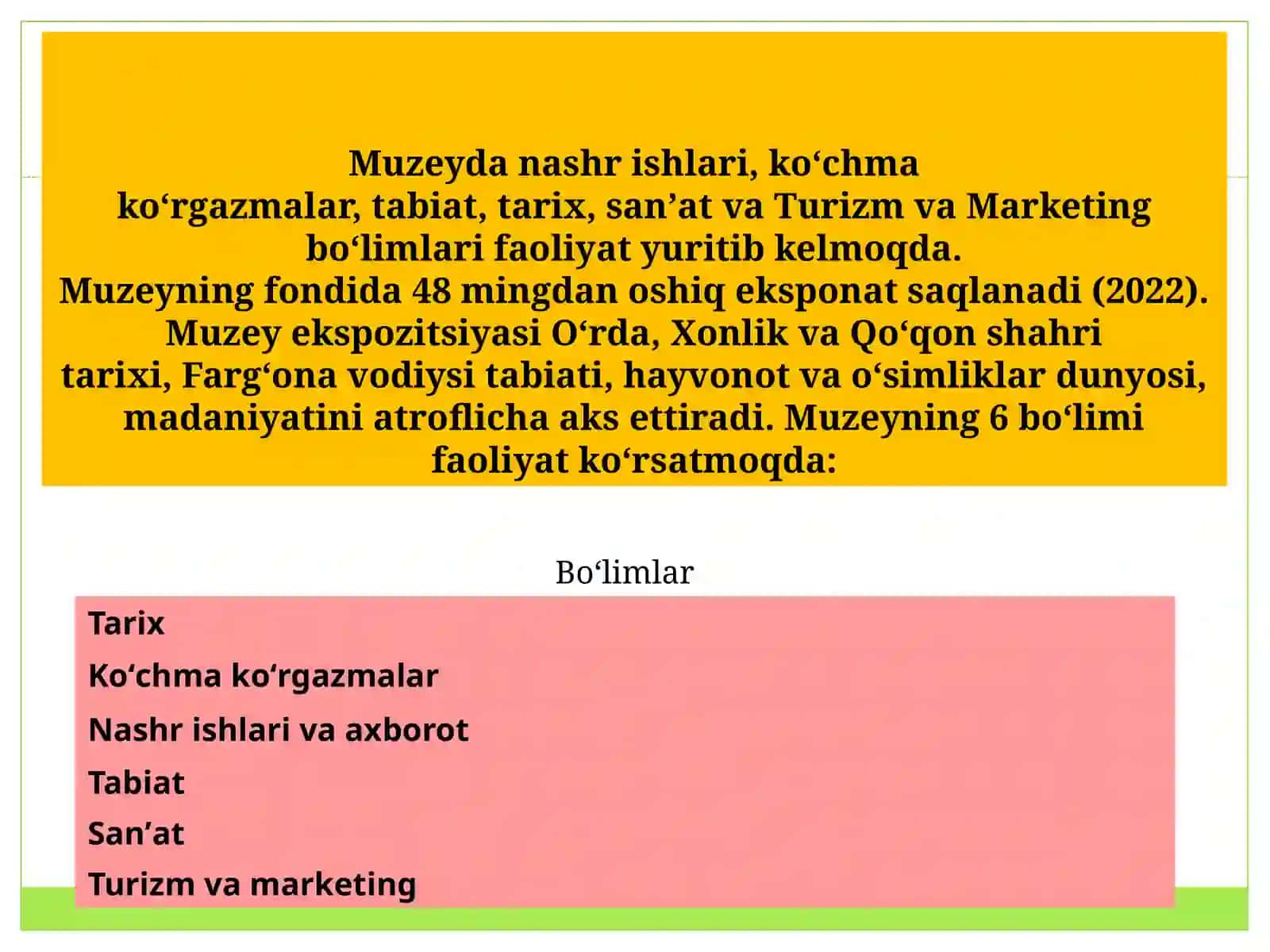 Qo’qonshaharo’lkashunoslikmuzeyi 4