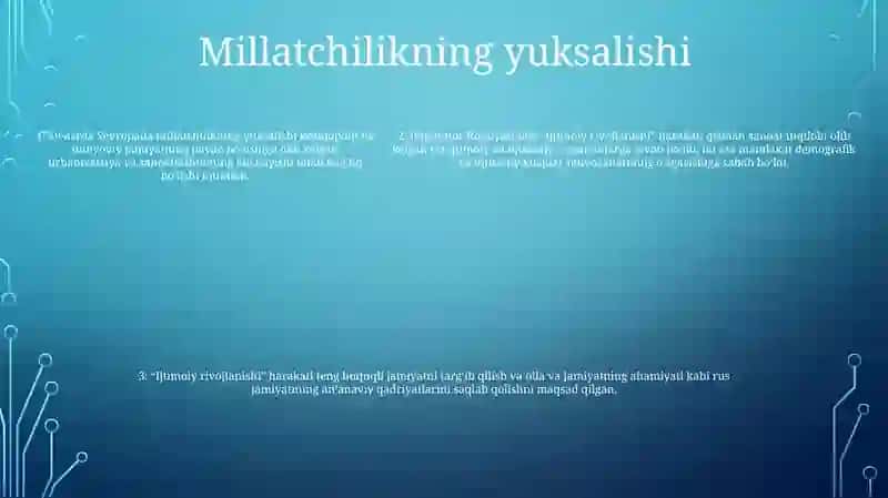 XIX Asrda Rossiyaning Ijtimoiy Rivojlanishi 4