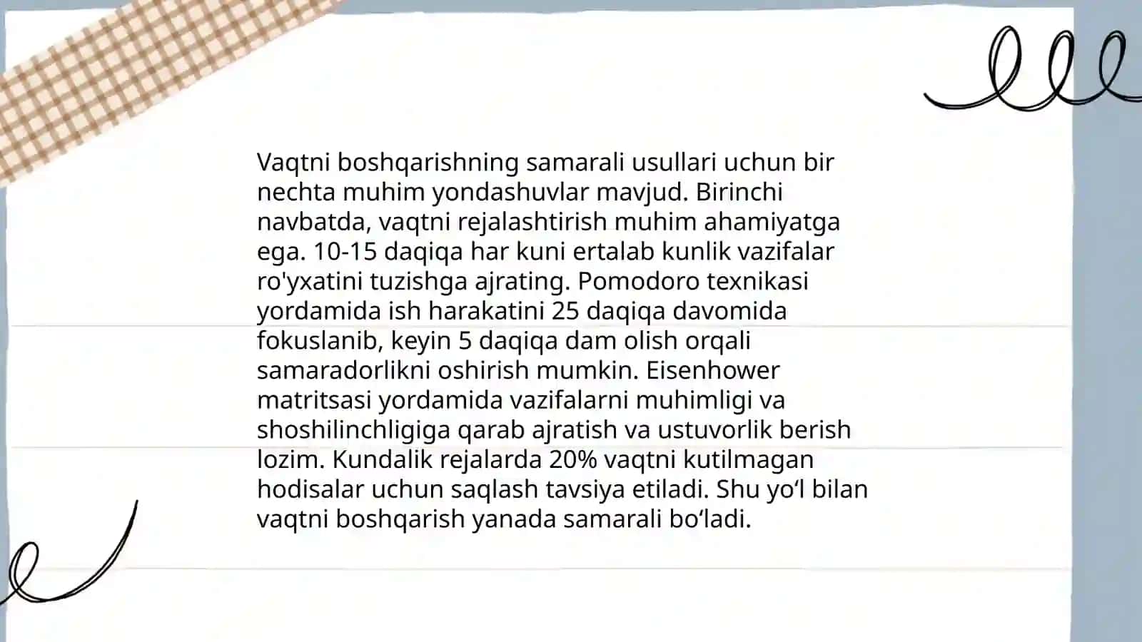 O'z o'zini boshqarish ko'nikmasni rivojlantirish yo'llari 4