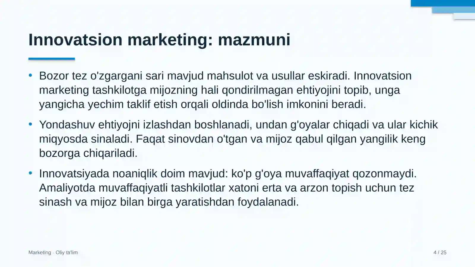 Innovatsion marketing 4