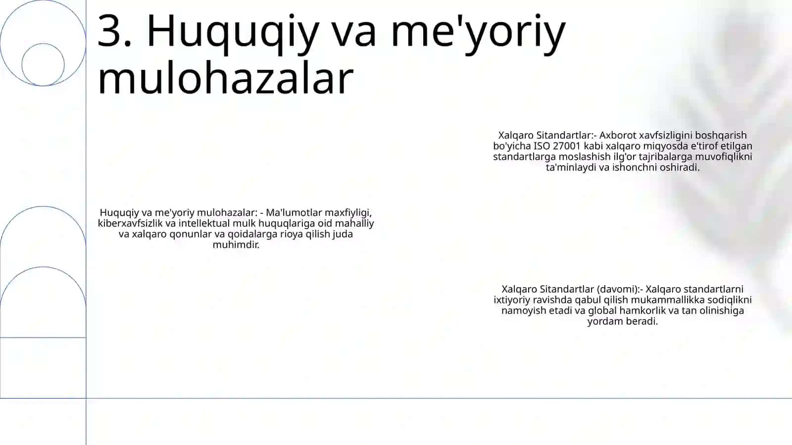 Xalqaro Sitandartlar 4