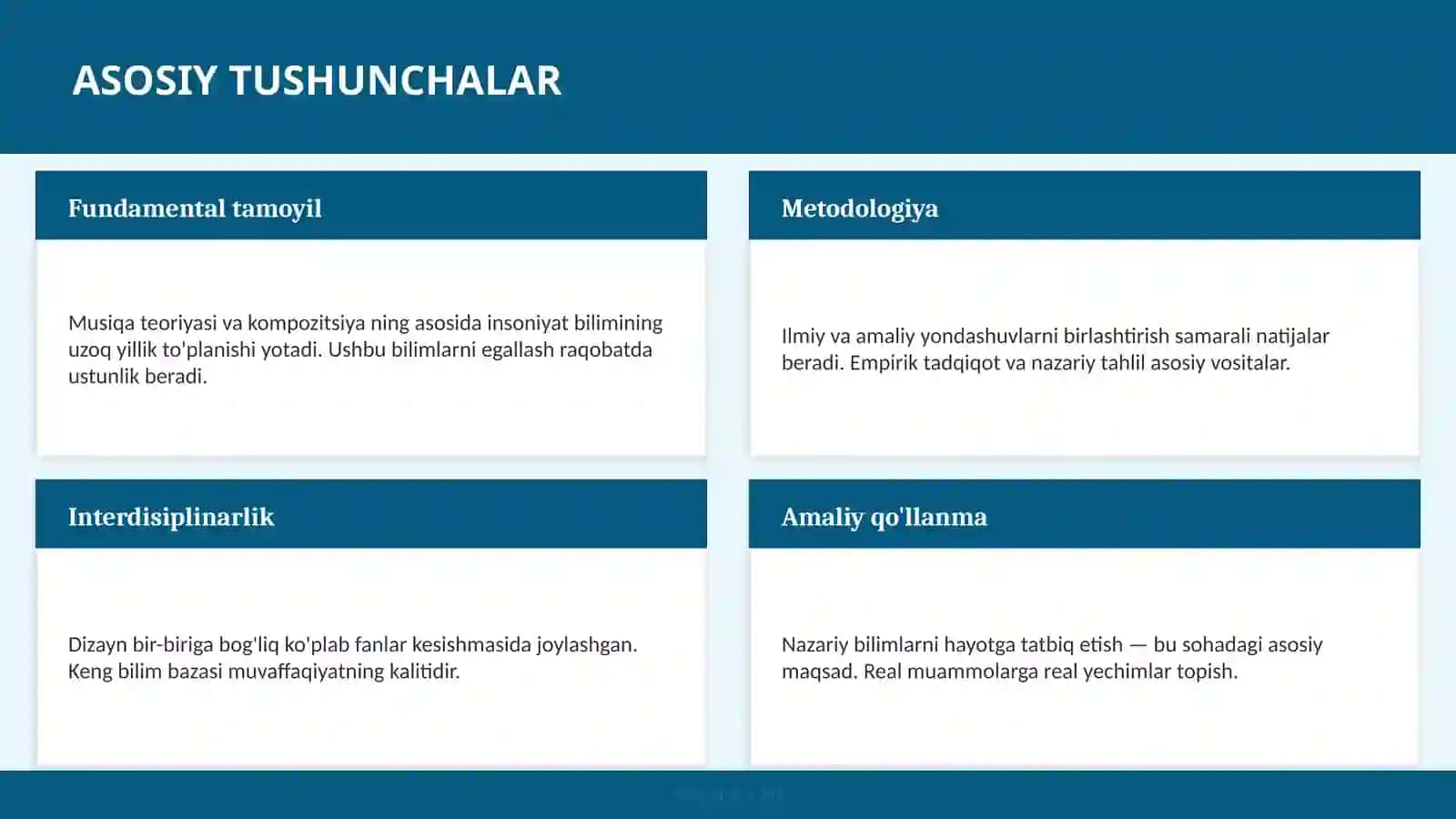 Musiqa Teoriyasi va Kompozitsiya 4